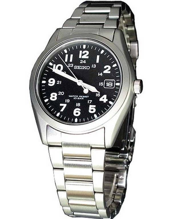 seiko quartz military watch