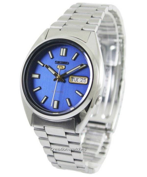 seiko 5 blue gold