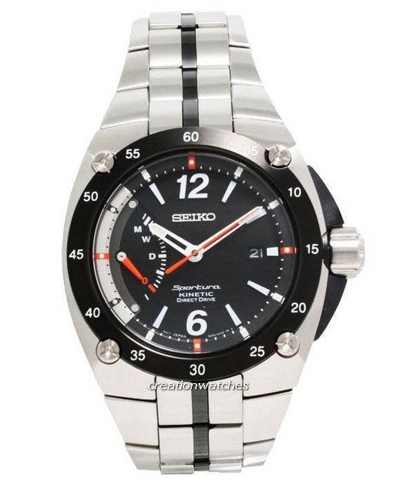 Seiko Kinetic Sportura Direct Drive Watch SRG005P1 SRG005P SRG005