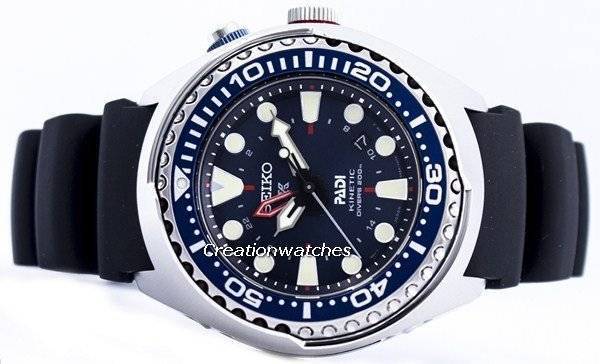 seiko sun065 special edition padi kinetic gmt diver watch