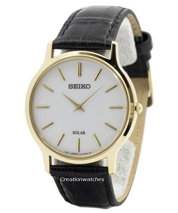 seiko solar white dial