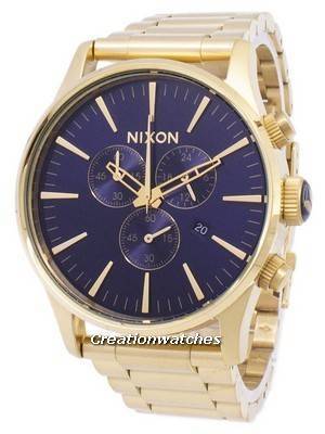 Nixon sentry hot sale chrono blue