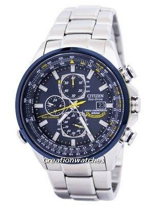 Citizen Eco Blue Angels Radio Controlled World Chronograph AT8020-54L
