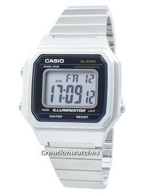 Casio Classic Vintage Illuminator Chronograph Alarm Digital B650WD-1A ...