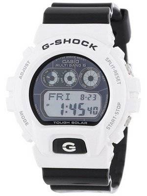 Casio G-Shock Tough Solar Black White Multi-Band Atomic GW6900GW-7 Men's Watch