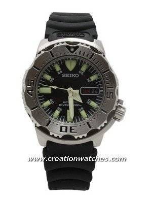 Seiko Divers Automatic Black Monster Watch