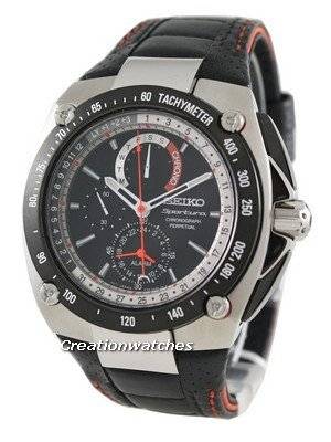 Seiko Sportura Alarm Chronograph Perpetual Watch SPC047P2 SPC047P SPC047