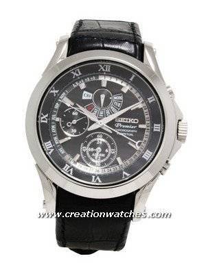 Seiko Men's Watches Premier Chronograph Perpetual SPC053P1 SPC053P
