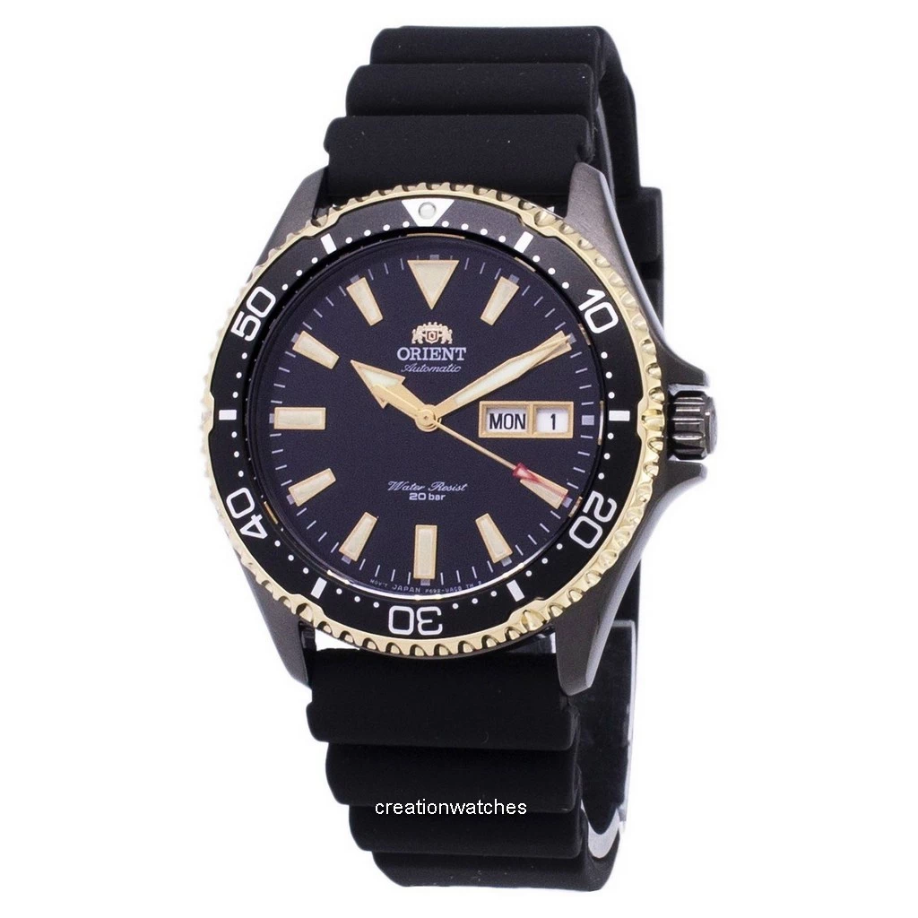 orient mako 3 black gold