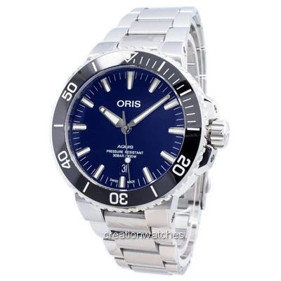 Oris Aquis Date 01-733-7730-4135-07-8-24-05PEB Automatic 300M Men's Watch