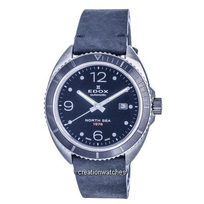Edox North Sea Diver's Black Dial Automatic 80118357NGN1 80118 357NG N1 300M Men's Watch