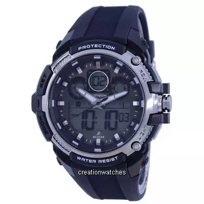 Westar Chronograph Black Dial Quartz 85001 PTN 003 100M Men's Watch