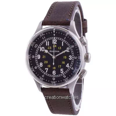 Bulova A-15 Pilot Automatyczny zegarek męski 96A245