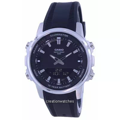 Casio Enticer World Time Telememo Analog Digital AMW-880-1A AMW880-1 Men's Watch