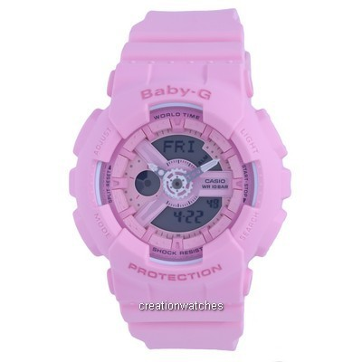 Casio Baby-G Resin Pink Dial Quartz BA-110-4A1.G BA110-4A1 100M Women's Watch