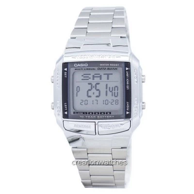 Casio Data Bank Illuminator Dual Time Alarm Digital DB-360-1A DB360-1A Men's Watch