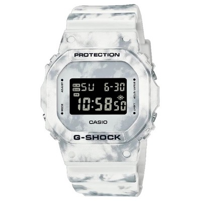 Casio G-Shock Digital Resin White Dial Quartz DW-5600GC-7 DW5600GC-7 200M Men's Watch