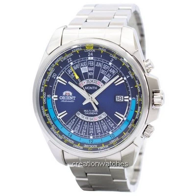 Orient Automatic Multi Year Calendar World Time EU0B002D Men's Watch