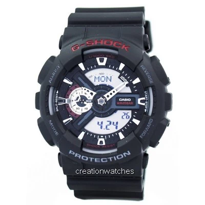 Relógios analógicos digitais GA-110-1A GA110-1A para homens da Casio G-Shock