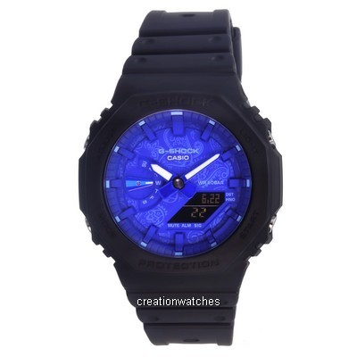 Casio G-Shock Analog Digital Blue Dial Quartz GA-2100BP-1A GA2100BP-1 200M Men's Watch