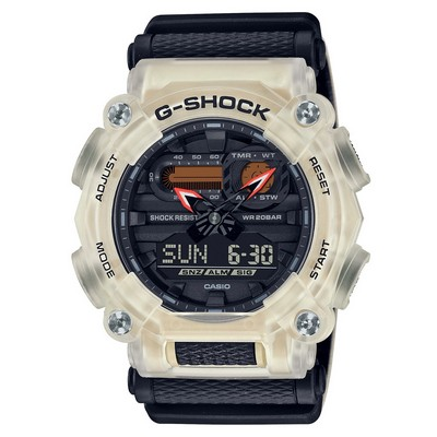 Casio G-Shock Tech Skeleton World Time Analog Digital GA-900TS-4A GA900TS-4 200M Men's Watch
