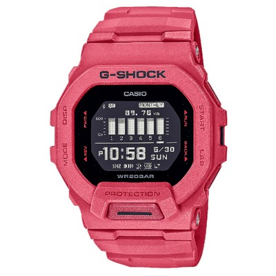 Casio G-Shock Resin Digital Black Dial GBD-200RD-4 GBD200RD-4 200M Men's Watch