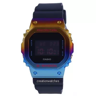 Casio G-Shock Digital Rainbow Ion Plated Case Quartz GM-5600SN-1 GM5600SN-1 200M Men's Watch