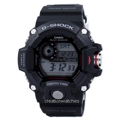 Casio Rangeman G-Shock Triple Sensor Atomic GW-9400-1 GW9400-1 Men's Watch