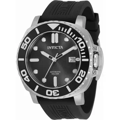 Invicta Pro Diver Black Dial Silicon Strap Automatic 34318 100M Men's Watch