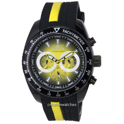 Invicta S1 Rally Chronograph Black And Yellow Dial Quartz 36306 100M Men's Watch