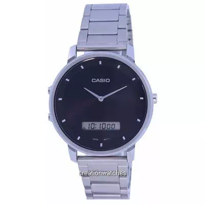 Casio Standard Stainless Steel Analog Digital MTP-B200D-1E MTPB200D-1 Men's Watch