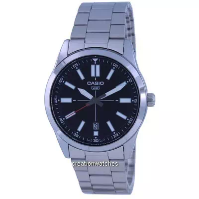 Casio Classic Analog Black Dial MTP-VD02D-1E MTPVD02D-1 Men's Watch