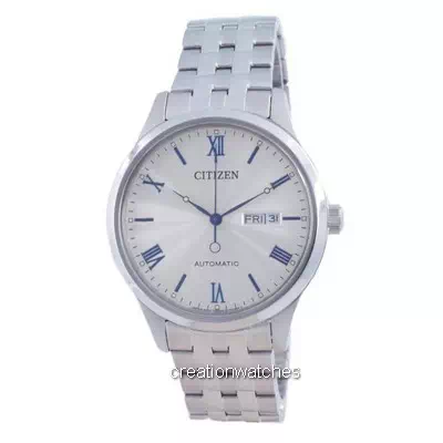 Citizen Mechanical White Dial Stainless Steel NH7501-85A Men's Watch