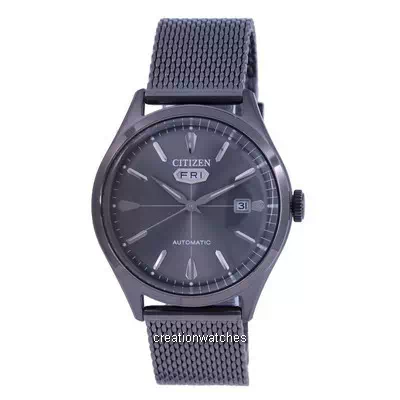 Citizen C7 Grey Dial Stainless Steel Automatic NH8397-80H Men's Watch