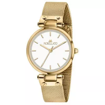 Morellato Shine White Dial Gold Tone Stainless Steel Quartz R0153162503 Women's Watch