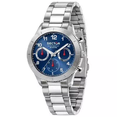 Sector 270 Blue Sunray Dial Stainless Steel Quartz R3253578016 Men's Watch