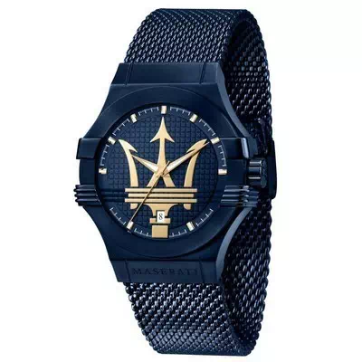 Maserati Blue Edition Blue Dial Stainless Steel Quartz R8853108008 100M Men's Watch