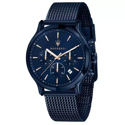 Maserati Blue Edition Chronograph Blue Dial Quartz R8873618010 100M Men's Watch