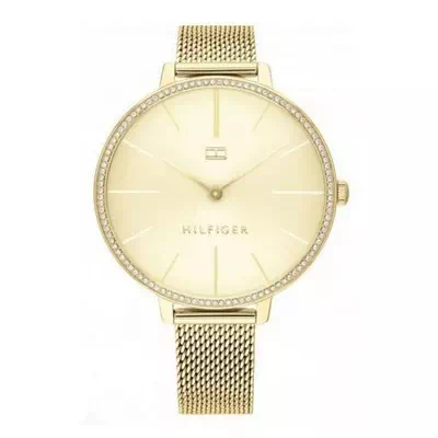 Tommy Hilfiger Kelly Crystal Accents Gold Tone Stainless Steel Quartz 1782114 Women's Watch