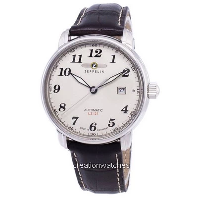 Zeppelin Series LZ127 Graf Automatic Germany Made 7656-5 76565 Men's Watch