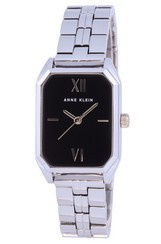 Anne Klein Stainless Steel Black Dial Quartz 3775BKSV Women\'s Watch