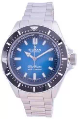 Relógio masculino Edox Skydiver Neptunian Diver Automático 801203NMBUIDN 80120 3NM BUIDN 1000M