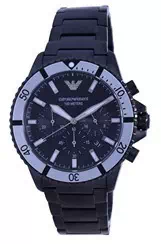 Relógio masculino Emporio Armani Diver Chronograph Quartz AR80050 100M