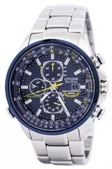 Citizen Eco Blue Angels Radio Controlled World Chronograph AT8020-54L Men\'s Watch