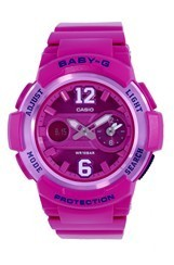 Casio Baby-G Analog Digital Resin Quartz BGA-210-4B2.G BGA210-4B2 100M Women's Watch