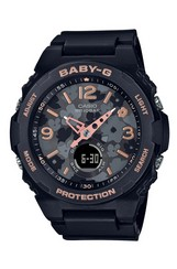 Casio Baby-G World Time Analog Digital BGA-260FL-1A BGA260FL-1 100M Women\'s Watch