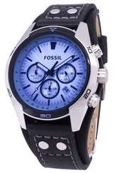 Fossil Coachman Chronograph Black Leather CH2564 Men\'s Watch