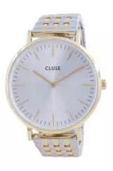 Relógio feminino Cluse La Boheme tom ouro em aço inoxidável quartzo CW0101201025