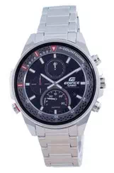 Casio Edifice Slim Analog Chronograph Solar EFS-S590D-1A EFSS590D-1 100M Men's Watch