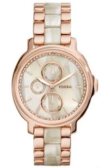Fossil Chelsey Quartz Rose Gold Stainless Steel ES3890 Women\'s Watch